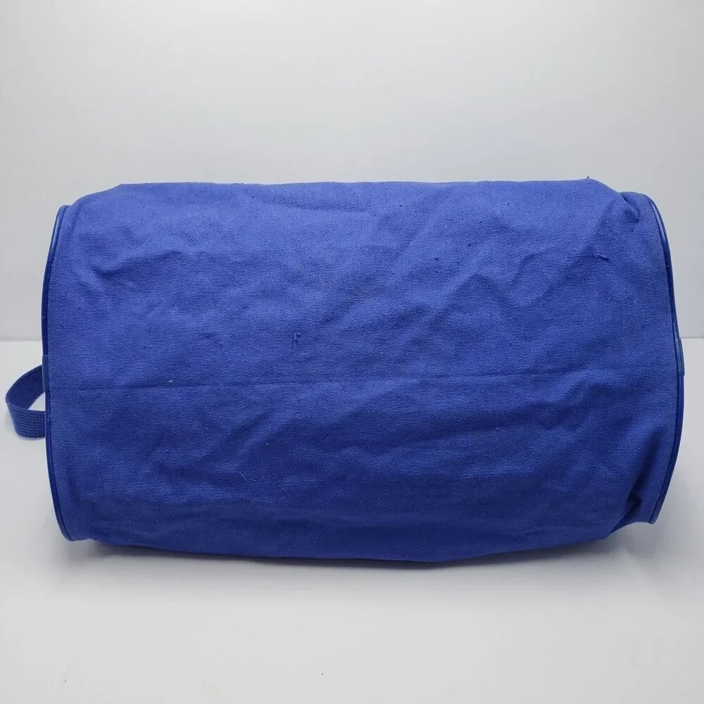 Vintage University of Kentucky Blue Barrel Duffel Bag UK Wildcats College Travel
